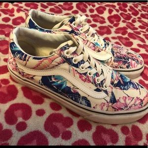 Floral vans